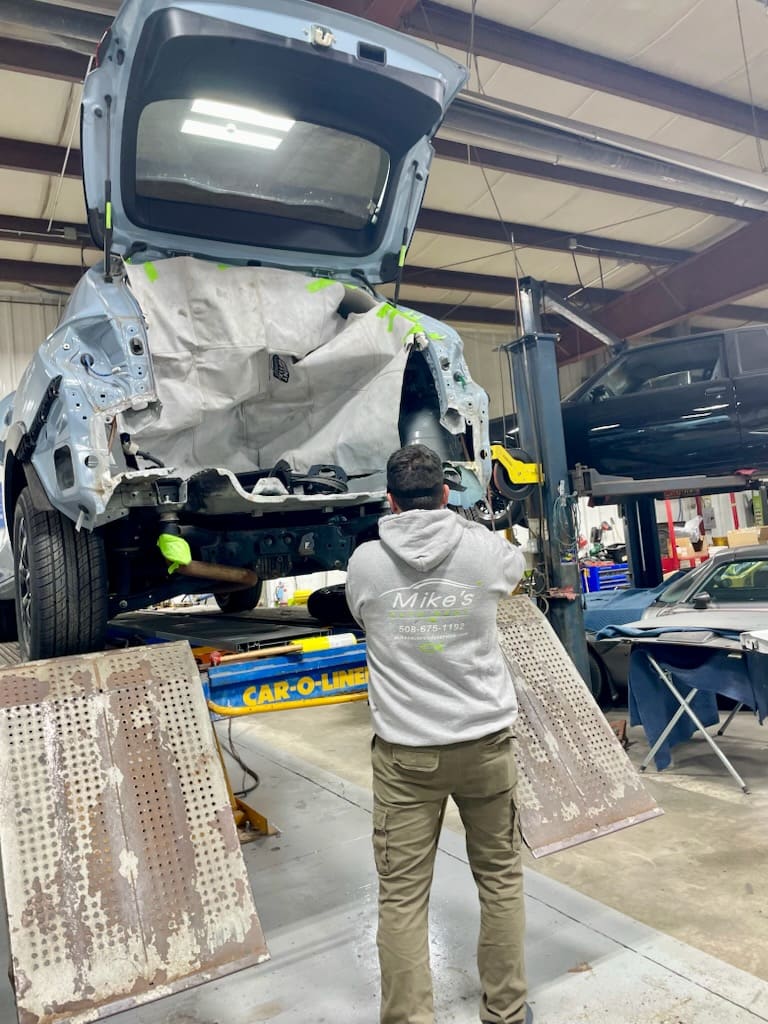 Under the lift