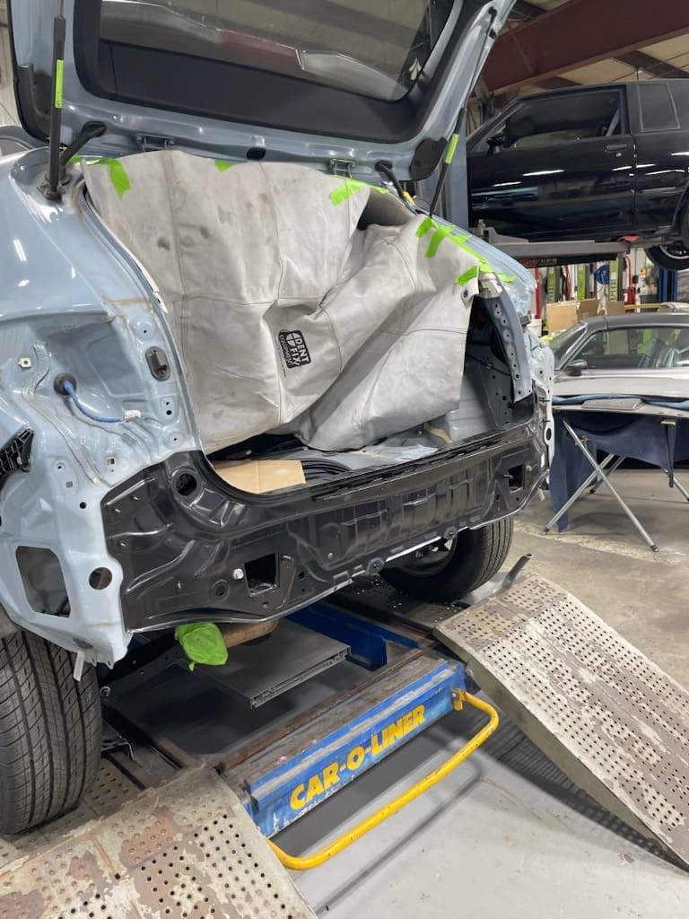 Panel prep with masking